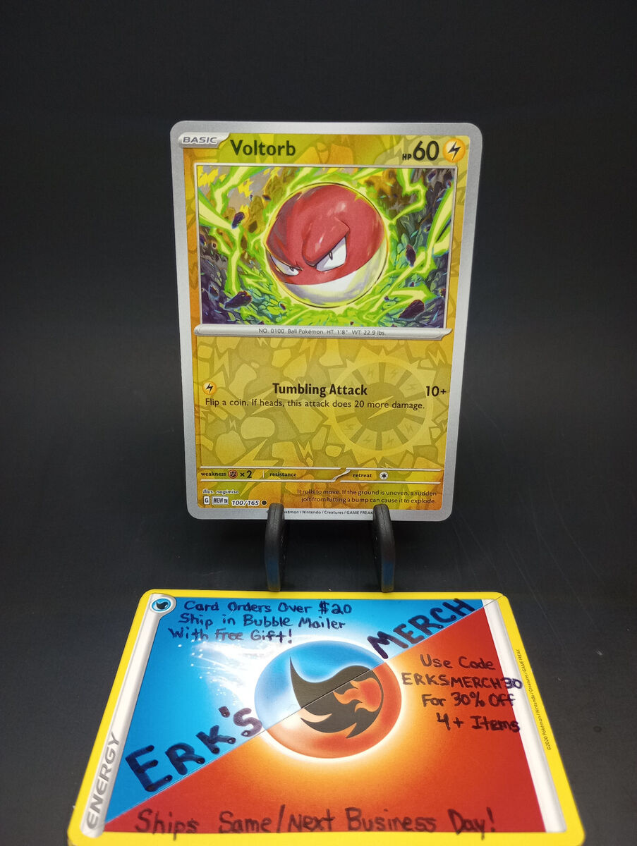 Pokémon - 151 - Voltorb 100/165 - Reverse Holo - ENGLISH - NM/M