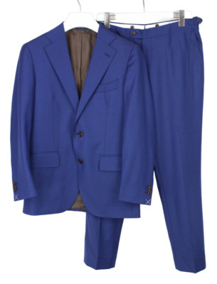 Suitsupply La Spalla / Brescia Anzug Herren UK 38/UK 34 Wolle Kerbe Revers
