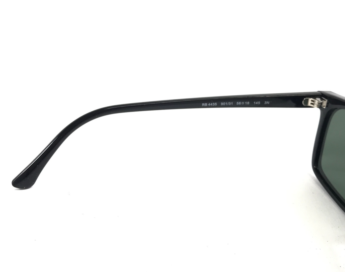 Ray-Ban Sunglasses RB4435 901/31 Shiny Black Rectangle Ray-Ban Sunglasses RB4435 901/31 Shiny Black Rectangle