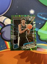 2023-24 Panini Donruss Basketball Victor Wembanyama Rated Rookie Green Laser SSP