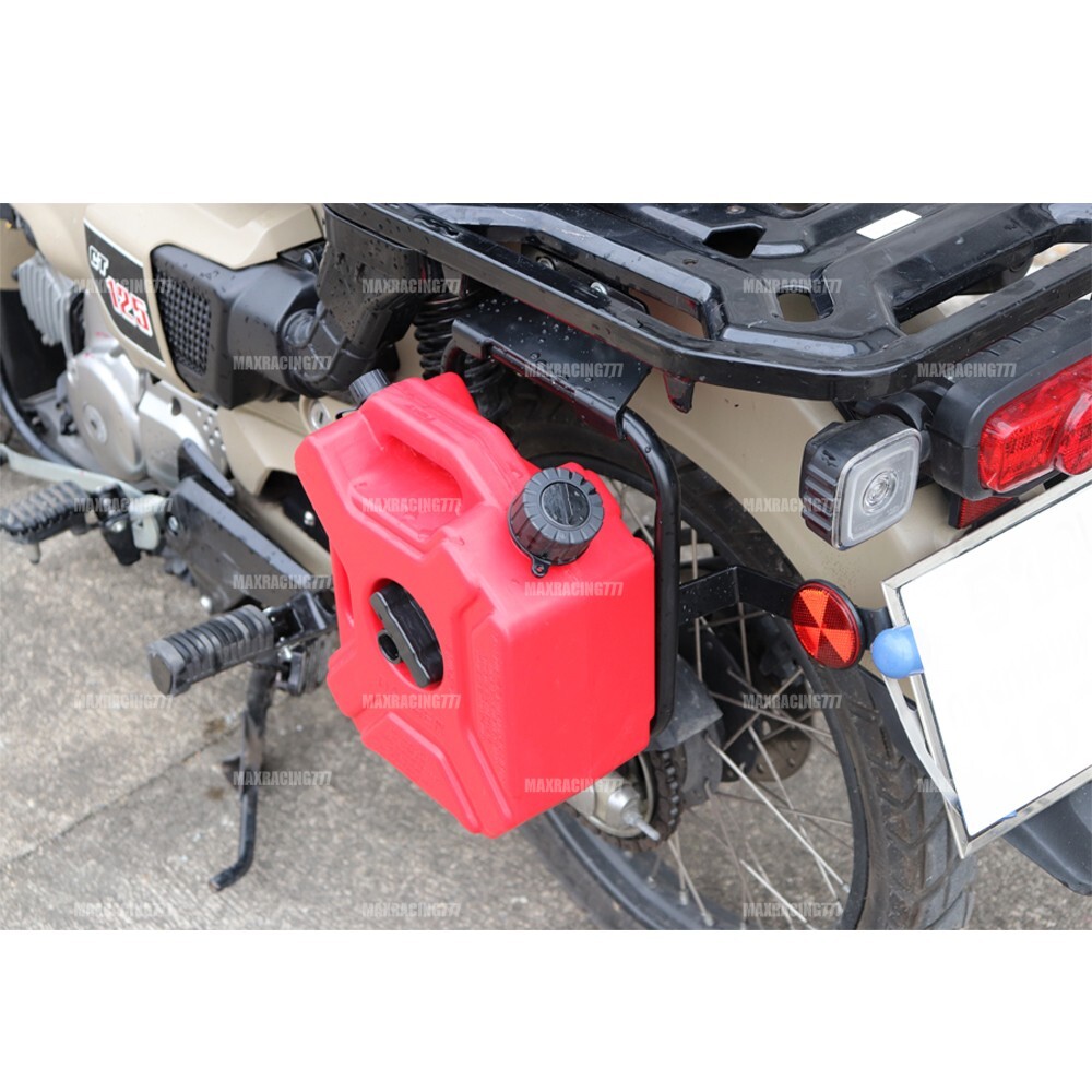 Oil Tank & Luggage Rack For Honda CT125 Hunter Trail 2020-2024 – 5L Steel Black