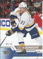 2016-17 Upper Deck Series 2 COLIN WILSON #358 UD Midnight 05/25 Spring Expo 2017