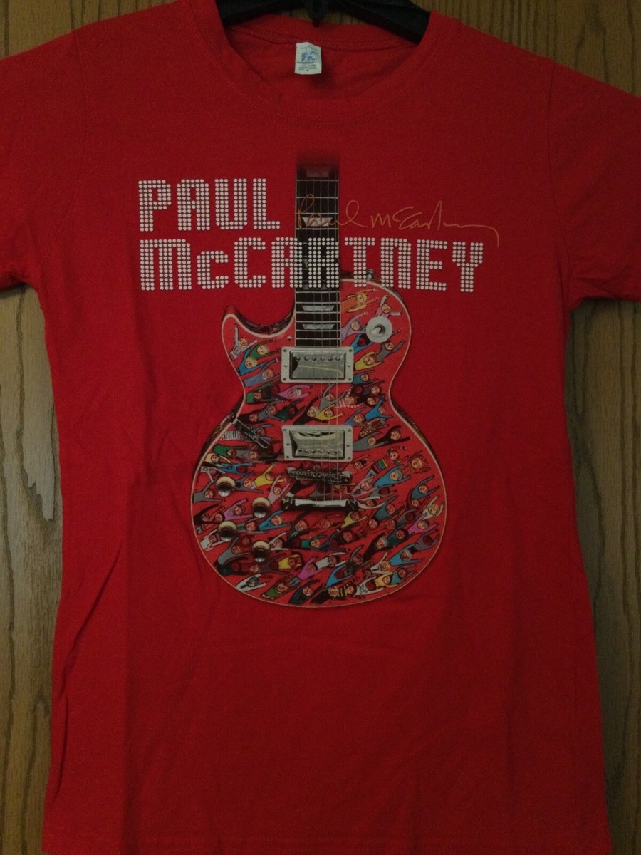Paul McCartney - “On The Run” Tour 2011 - Red Shirt - Ladies - M
