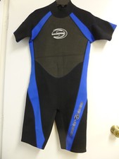 Mens DEEP SEA Wetsuit Short Sleeve Shorty Scuba Diving Surfing Jet Ski Suit LG