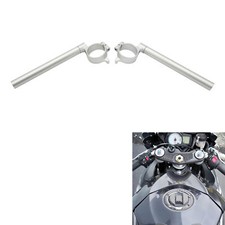 Silver Handle Bar Clip Ons HandleBars For Suzuki 2006-2010 GSXR 600 750 07 08 09