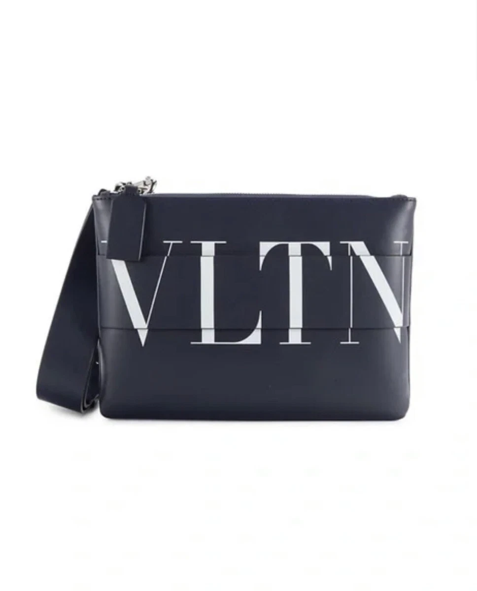 Vltn leather small crossbody bag - Valentino Garavani - Men | Luisaviaroma