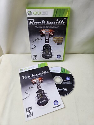 Rocksmith -Microsoft Xbox 360- CIB Complete Tested Video Game 