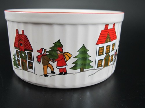 The Joy of Christmas Jamestown RAMEKINS Set of 4 Holiday in Box New - Picture 6 of 7