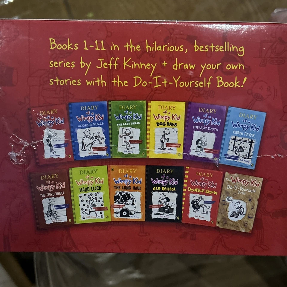 Diary of a Wimpy Kid, 12 Book Box Set By Jeff Kinney (9+ Years) - Image 3 of 3