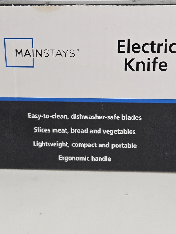 Cuchillo eléctrico Mainstays -Fácil limpieza - Cuchillas aptas para lavavajillas - Mango ergonómico Foto 2 de 3
