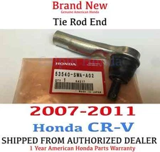 2007- 2011 Honda CR-V Genuine Factory OEM Tie End Rod 