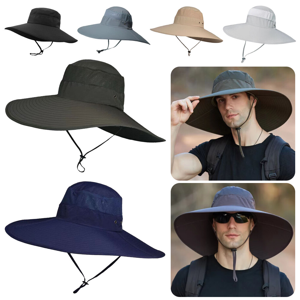 APL Cappello da pescatore protezione UV tesa larga cappello da sole moda escursionismo berretto estate