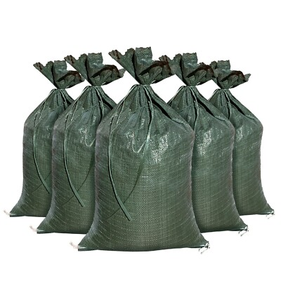 #ad Military Style OD Heavy Duty Sandbag Sand Bags 26quot; x 14quot; Sandbags Poly Bags $456.33