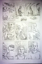 MATT HEBB Original WINDWALKER Original Hand Drawn Interior Page