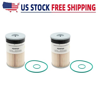 2X FS19765 Fuel Water Separator Filter Compatible with Cummins X12 X15 ISX12 ISX