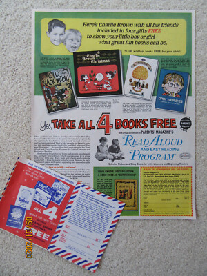 (1968) Parents' Magazine's Read Aloud Free Book Offer (Charlie Brown)