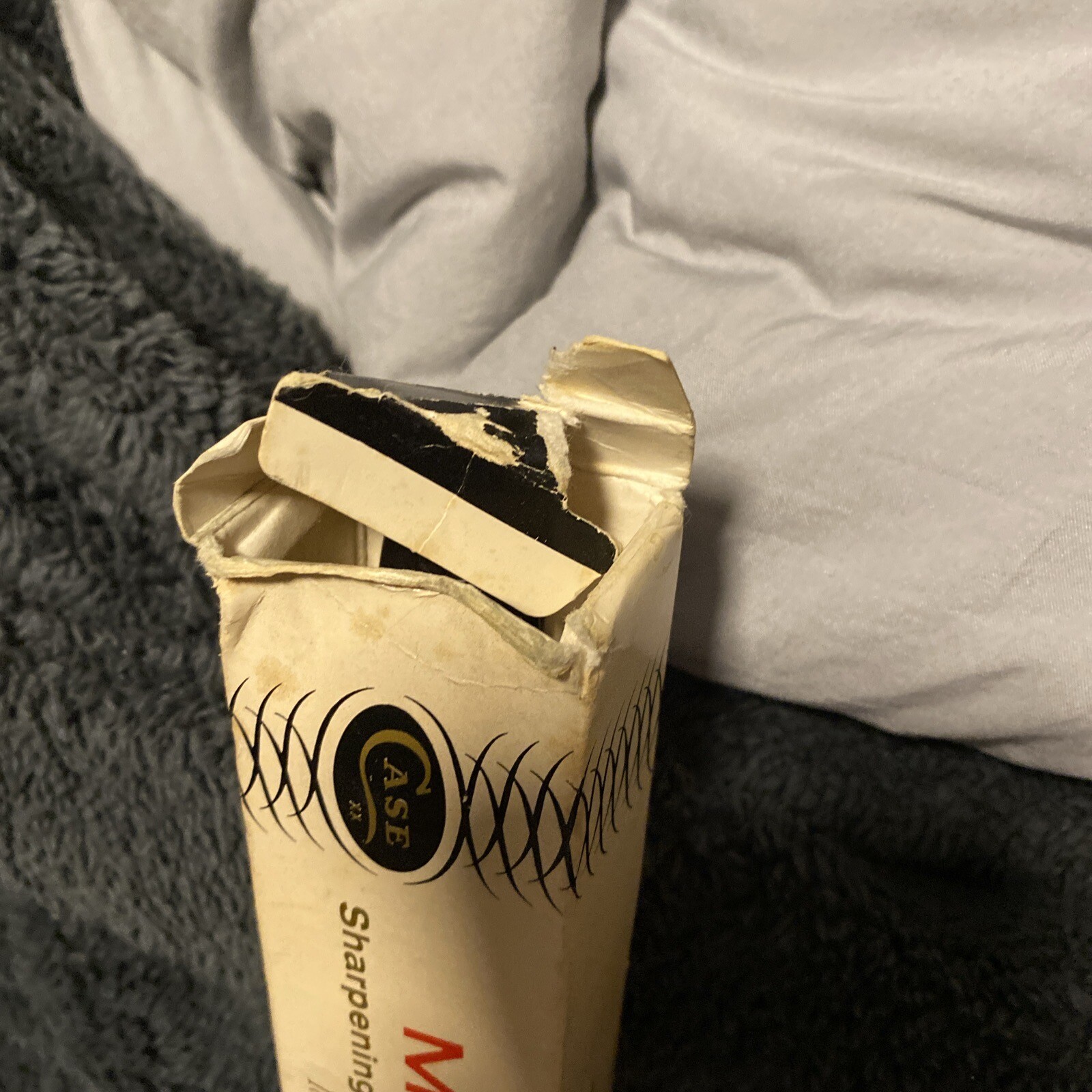 CASE XX MOON STICK Knife Sharpener Rod with Sheath and Original Box eBay