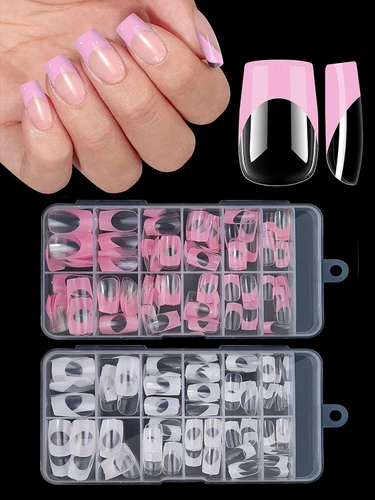 120Pcs/Box Art False Fake Nails Full Nail Tips Acrylic French Artificial Nails - Picture 10 of 26