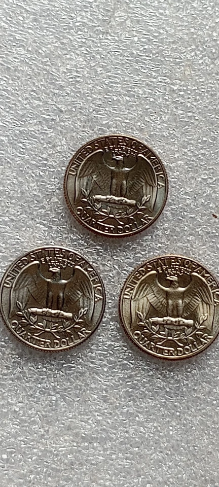 1965,1966,1967 SMS Washington Quarters From Mint Roll-Proof-Like BU Uncirculated - Image 2 of 2