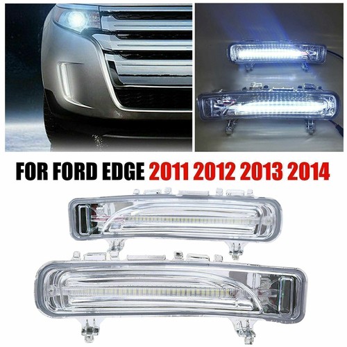 2PCS For 2011-2014 Ford Edge Front LED Fog Light DRL Daytime Running Lamp Lights - Bild 4 von 10