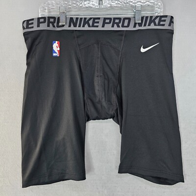 Nike Pro NBA Compression Shorts Mens 3XL Black Dri-Fit Basketball 880802-010