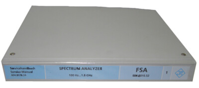 Servicehandbuch R&S  Spectrum Analyzer FSA 804.8010.52 Band 1