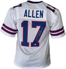 Josh Allen Signed Custom White Football Jersey Beckett