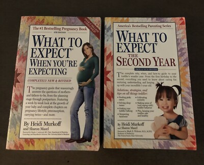 What to expect when your expecting books lot of 2 Includes the Second Year