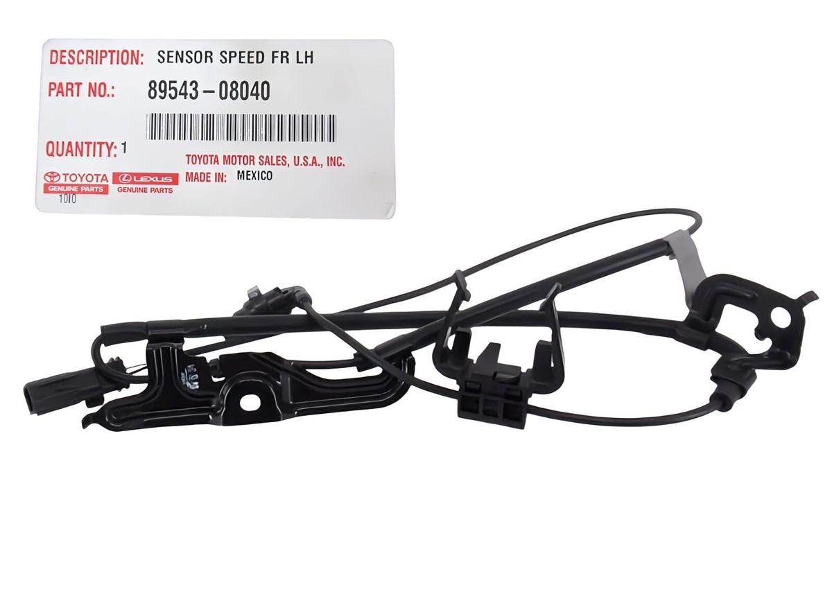 Genuine OEM Toyota 89543-08040 Left Front ABS Sensor Wire 2011
