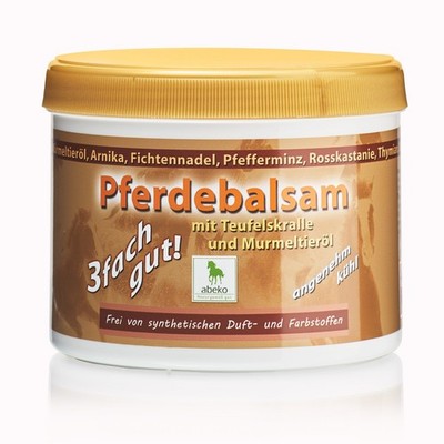 abeko Pferdebalsam 3fach gut mit Murmeltieröl & Teufelskralle, direkt vom Herste