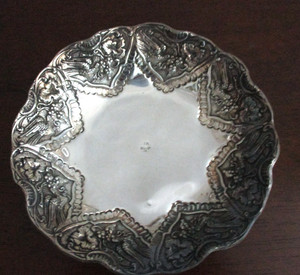 Greek EPT XEIPOS Sterling .925 Bowl 6.5” Candy Dish 3.73 Troy Oz. or 116 grams