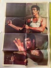 BRUCE LEE POSTER 1974 - 32”x 21”- NUNCHUCKS G.H. Photo enterprises