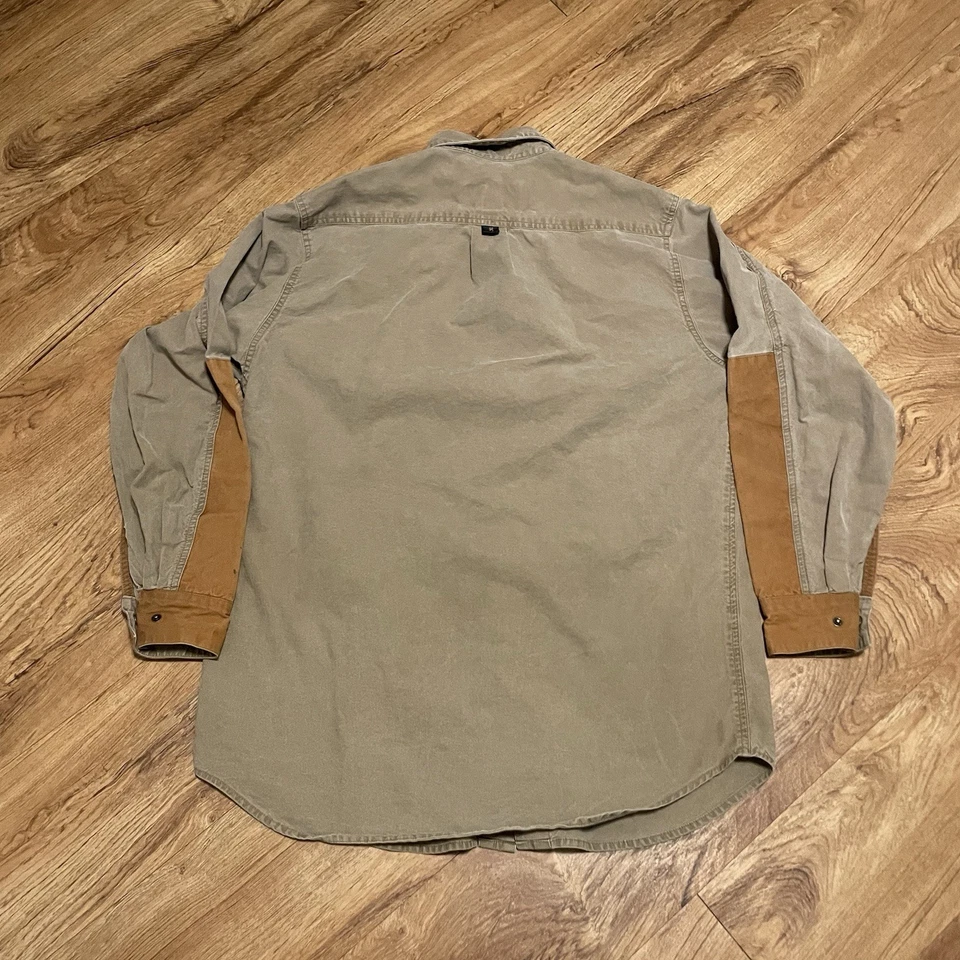 Browning Super Naturals Shirt Hunting Brown Men Large Shooting Shoulder Pad - Image 2 of 4