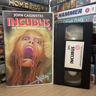 INCUBUS Big Box Ex rental VHS 80s Horror Xtasy Video