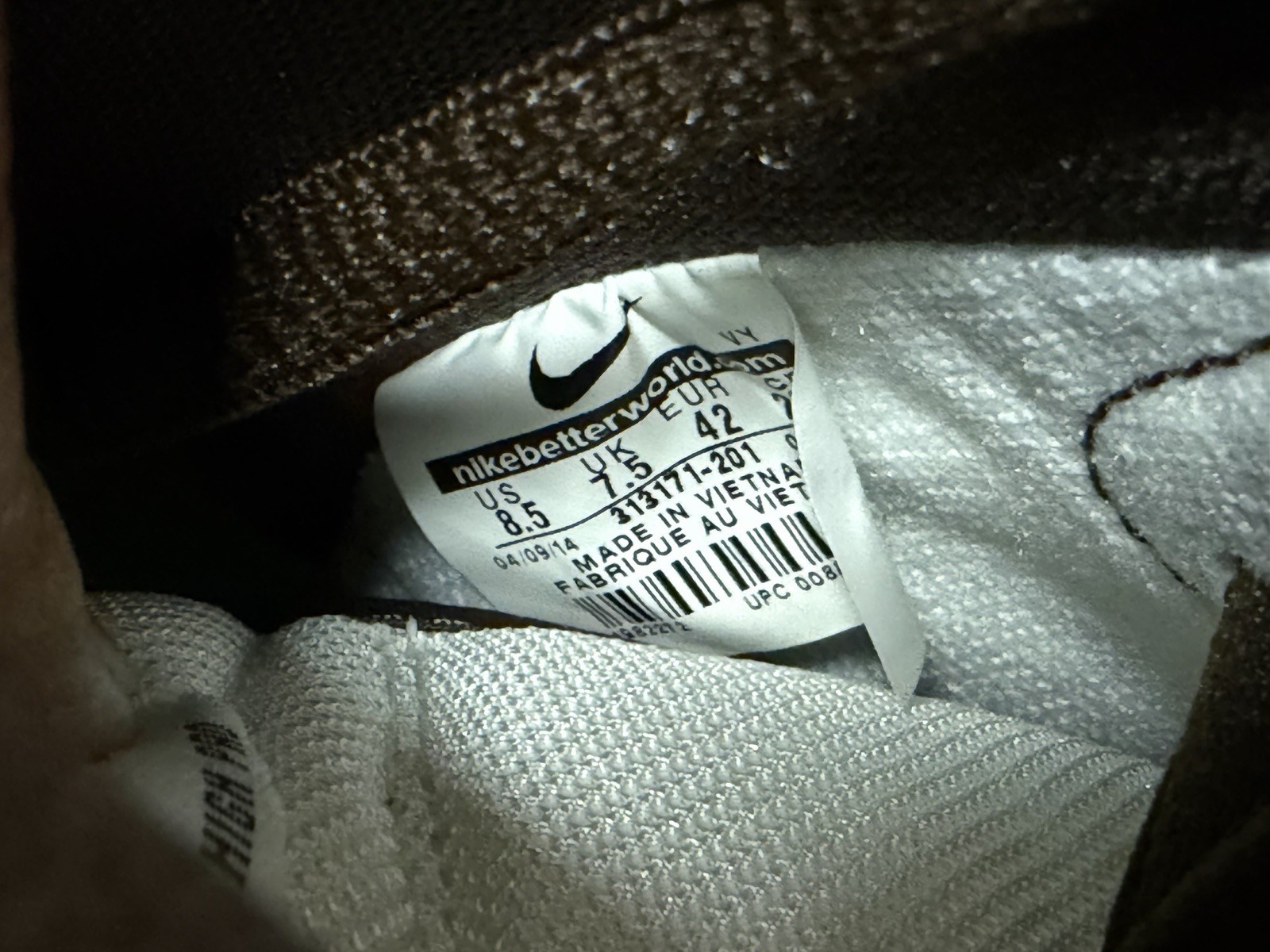 Nike Dunk SB High Cali Supreme What The Air Force 1 Max Panda 313171-201 Sz 8.5 thumbnail 10