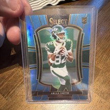 Panini 2025 Select Premier Level Arian Smith #177 Light Blue Prizm /99 Rookie