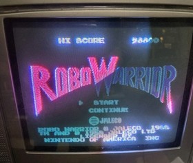 Robo Warrior (Nintendo NES) Authentic & Tested