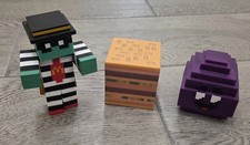 MCDONALD S MINECRAFT MOVIE ADULT MEAL TOYS: ZOMBIE HAMBURGLAR, BIG MAC, GRIMACE