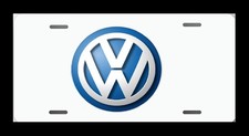 Aluminum White Plate Tag 6 X 12 Made In Usa For Vw Volkswagen
