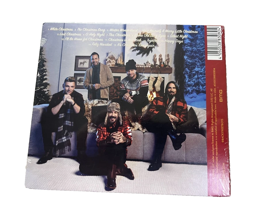Backstreet Boys  A Very Backstreet Christmas Exclusive CD 2 Bonus Tracks NEW - Image 2 of 2