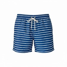 Trunks Surf  Swim Co. Swim Trunks Shorts Men  s XL Blue and White Striped Beach