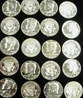 1968-S Kennedy Half Dollar 20 Coin Roll 40% Silver, Blazing Proofs, PQ Pieces