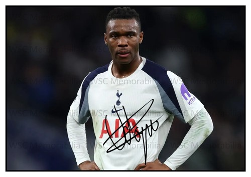 12805. Destiny Udogie Signed Pictures (A4 Prints) Tottenham Italy Udinese