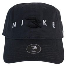 Nike 3BRAND Russell Wilson Youth Black Adjustable Baseball Cap Hat 9AT040 NEW