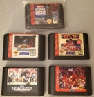 VINTAGE SEGA ~ * GENESIS *  FOOTBALL ++ ~  VIDEO GAMES - NFL '95 ++  LOT OF 5