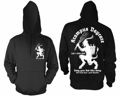Krampus Daycare Kapu Sweater FB Weihnachten Fun Kult Gruss Xmas Horror Kinder