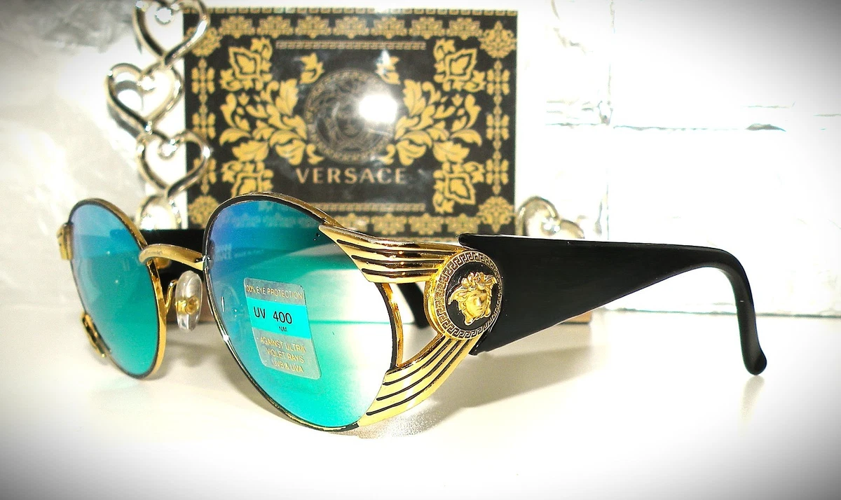 Versace Gold Metal Vintage Sunglasses for sale | eBay