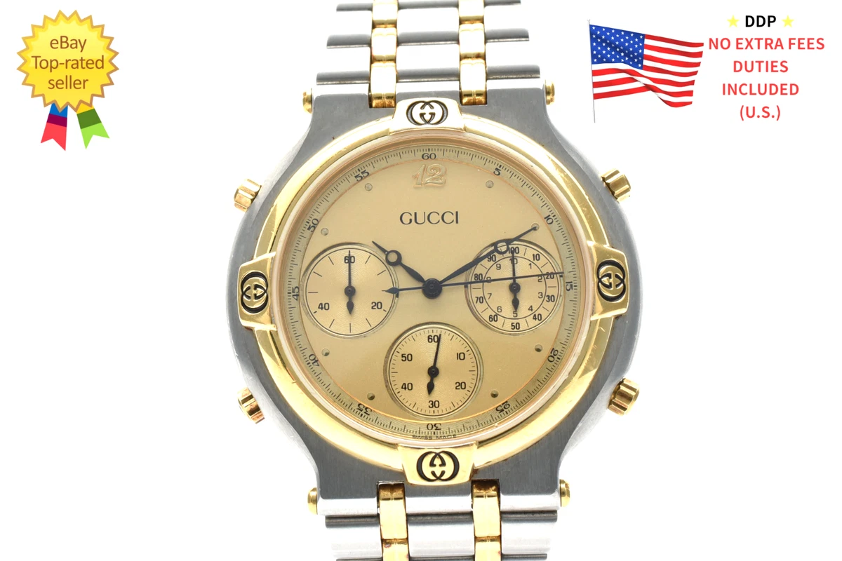 Gucci Gold Plated Band Wristwatches for sale | eBay