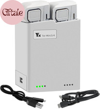 Two-Way Battery Charger Hub with Storage Charge for DJI Mini 5 4 Pro,Mini 3 Seri