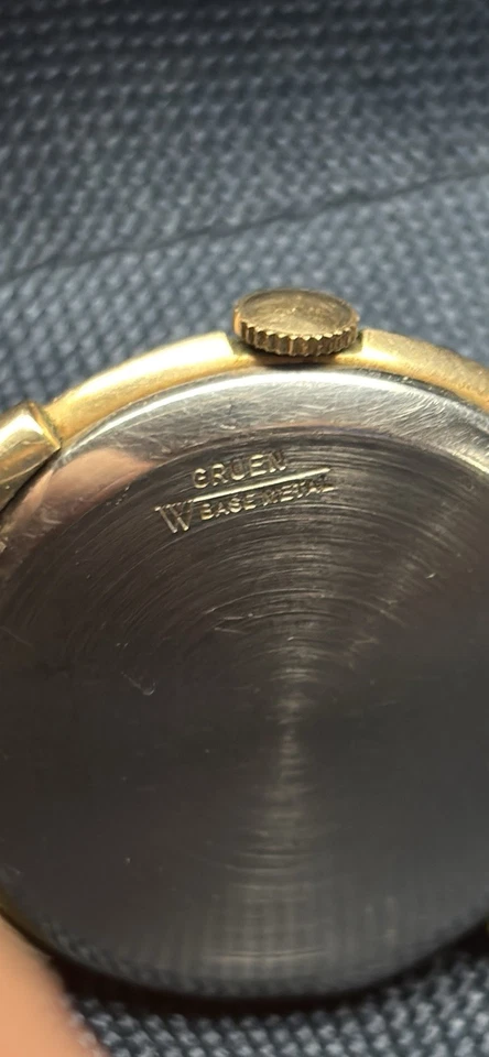 Gruen Veri Thin Wrist Watch, featuring a distinct Pan-Am 24 Hour Military Dial, - Image 4 of 4